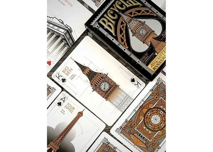 Карти гральні United States Playing Card Company Bicycle Architectural Wonders Of The World (Bicycle Premium) (02541) - фото 6
