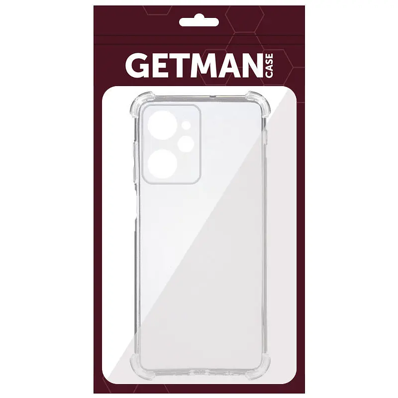 TPU чохол GETMAN Ease logo посилені кути Full Camera для Xiaomi Poco X5 Pro 5G Безбарвний (прозорий) - фото 4
