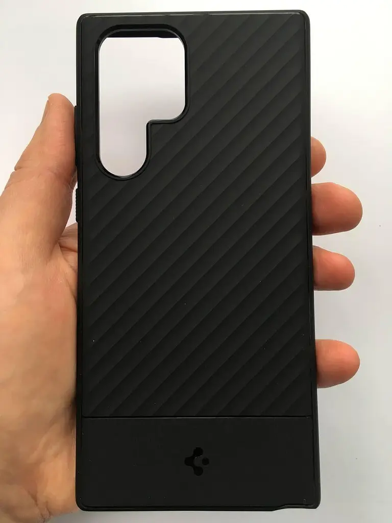 Чохол протиударний Spigen Core Armor ACS03946 для Samsung Galaxy S22 Ultra (6.8") Black - фото 8