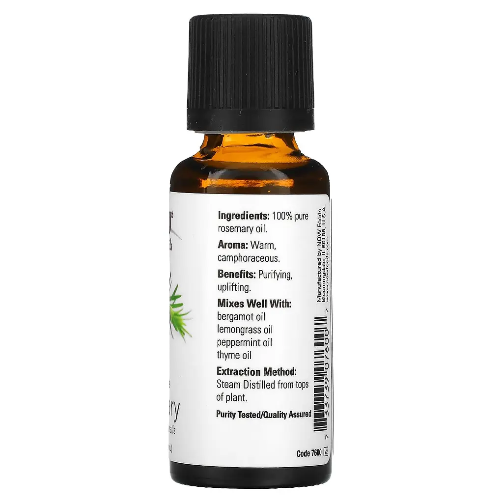 Масло розмарину Now Foods Rosemary Essential Oils 30 мл - фото 2
