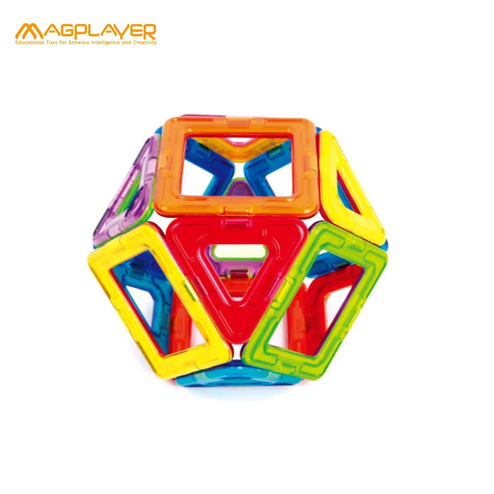 Магнитный конструктор, набор из 14 элементов MagPlayer det0017953 - фото 7