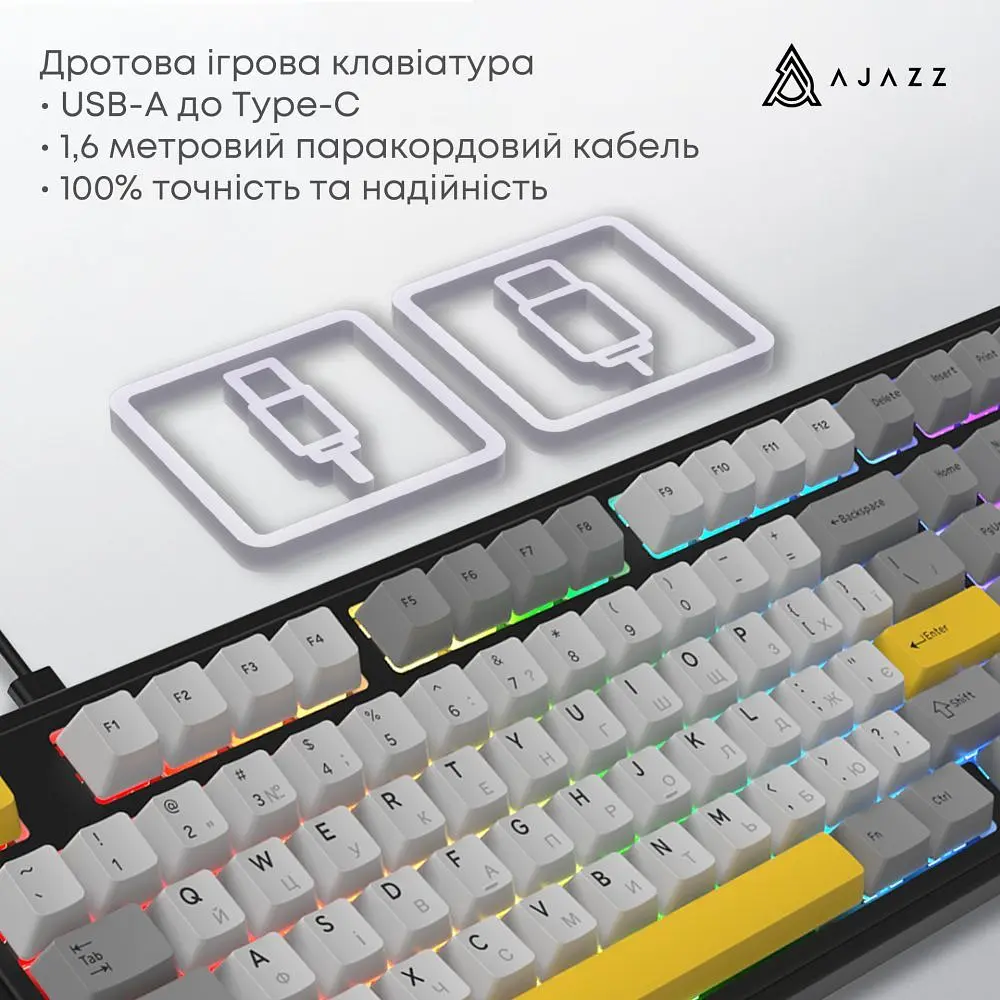 Клавиатура AjazzAK980 Magnetic Switch Black USB-C (AK980-MAX-M-BGY) - фото 8