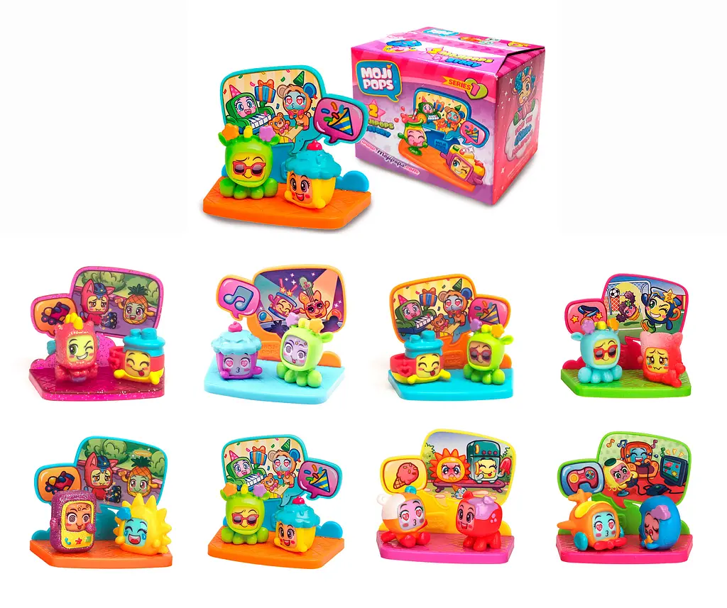 Набор фигурок Moji Pops S1 – Коробочка приключений, 2 фигурки, сцена - фото 2
