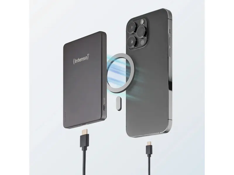 Зовнішній акумулятор (Power Bank) Intenso MW5000 5000 mAh Grey (7344024) - фото 5
