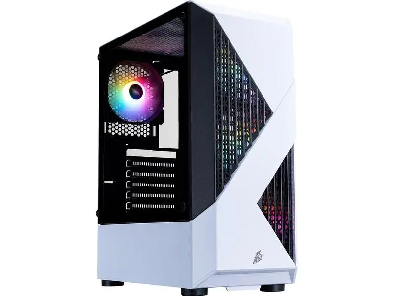Корпус 1stPlayer F3-A-WH-4F1 White