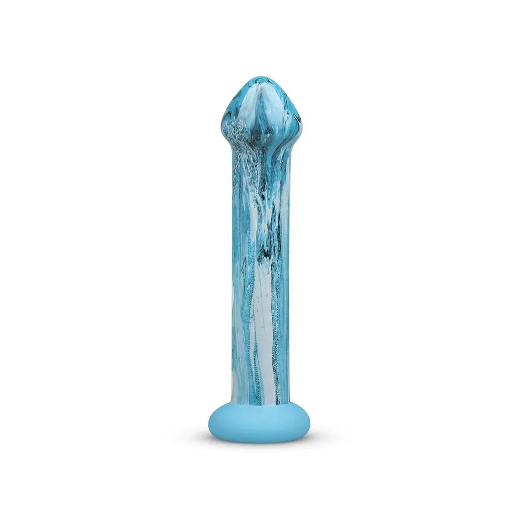 Стеклянный дилдо Gildo - Ocean Ripple Glass Dildo - фото 3