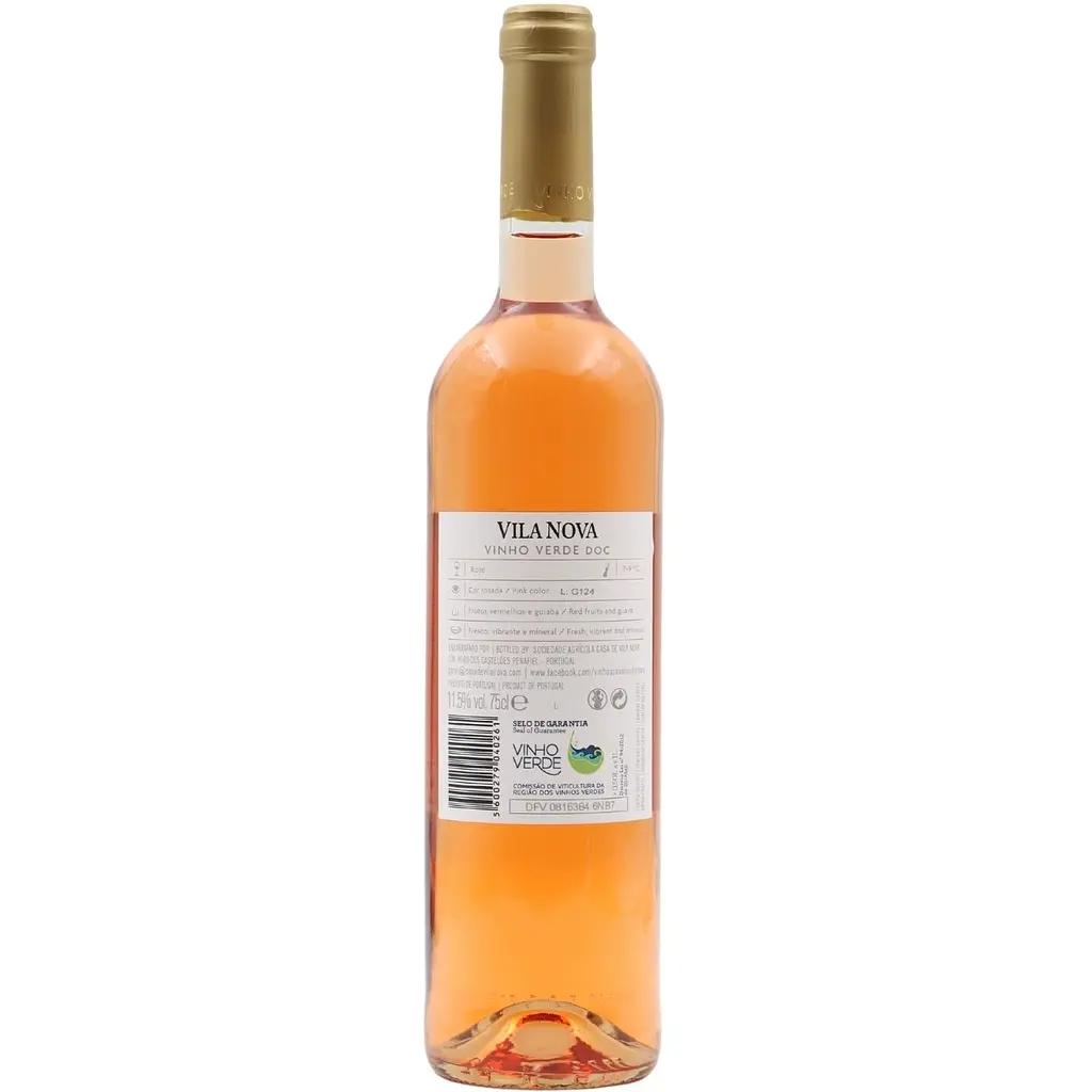 Вино Vila Nova Vinho Verde Rose 0.75 л - фото 2