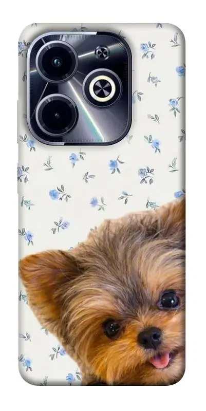 TPU чохол Demsky Cute Yorkie для Infinix Hot 40i