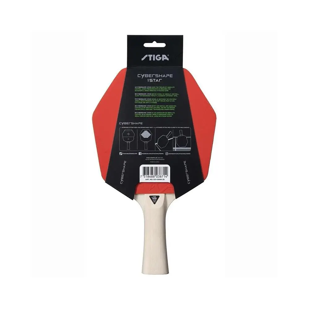 Ракетка для настільного тенісу Stiga Cybershape 1 Star FL (1211-0906-35) - фото 3