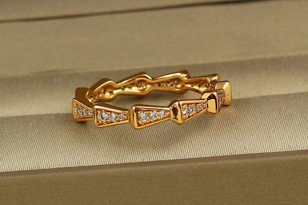 Кільце Xuping Jewelry верениця р 20 золотисте