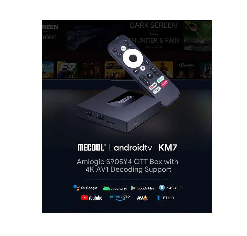 Медиаплеер Android Smart TV Box Mecool KM7 2/16Гб - фото 5