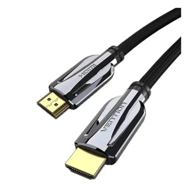 Кабель мультимедійний HDMI M to HDMI M 1.5m V2.1 8K60Hz braided black Vention (AALBG) - фото 2
