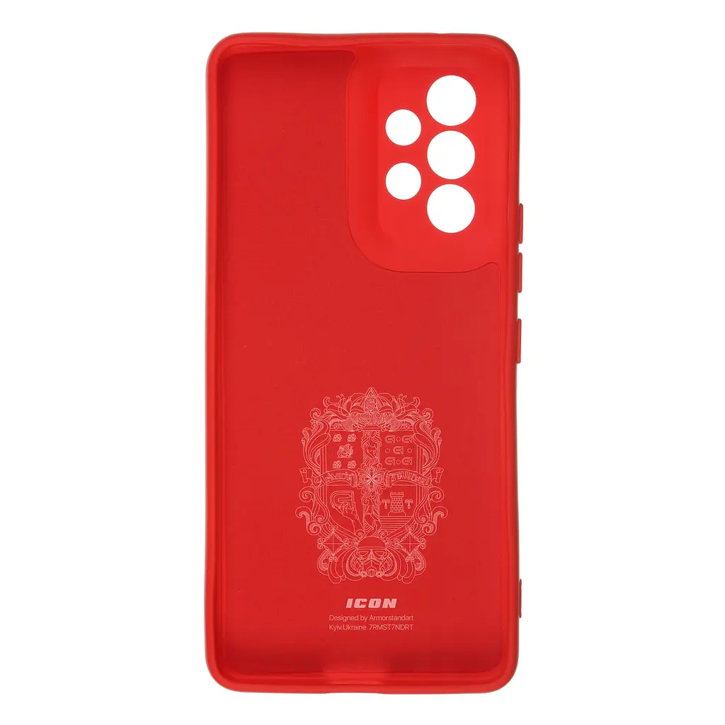 Чехол ArmorStandart ICON для Samsung A53 5G (A536) Camera cover Red (ARM61659) - фото 2
