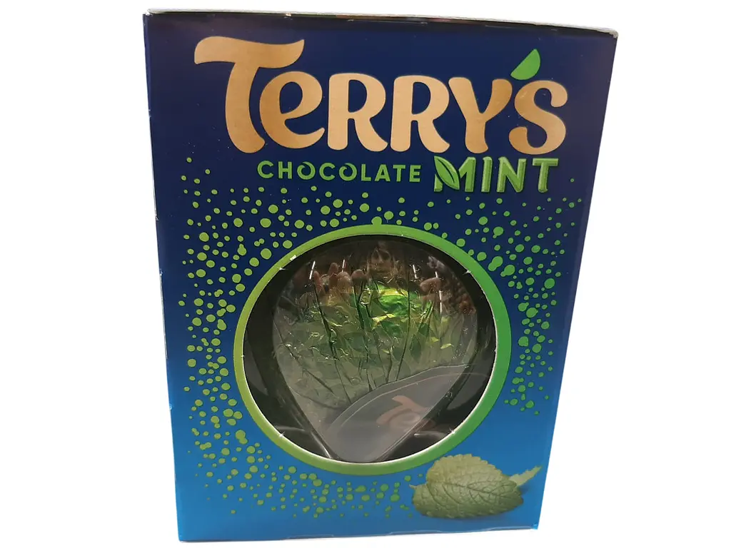 Молочний шоколад Terry's Chocolate Orange Mint Milk зі смаком апельсина та м'яти 145 г (3664346346757)