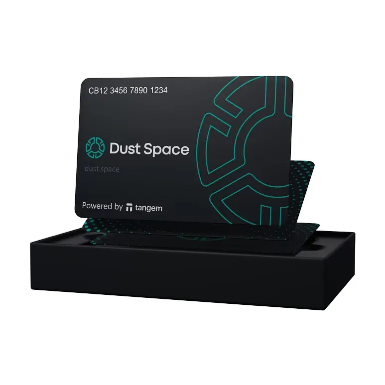 Криптокошелек Tangem Wallet 2.0 Dust Space на 3 карты (TG128X3-DS) - фото 2