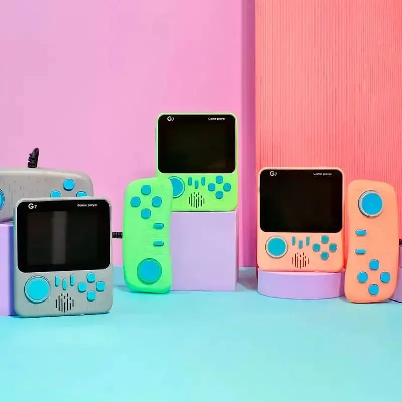 Ретро ігрова приставка SUP G7 Game Box Portable 666 in 1 AV (Green) [74651] - фото 6