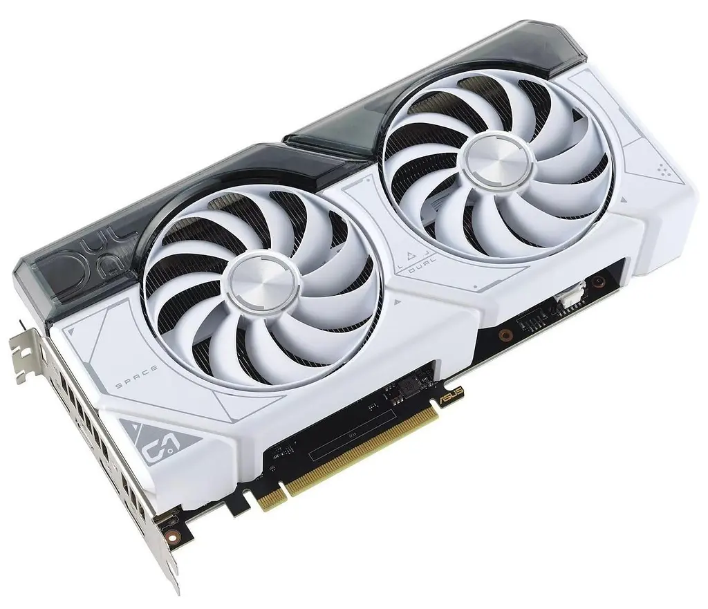 Відеокарта ASUS RTX 4070 SUPER 12GB DUAL WHITE (DUAL-RTX4070S-12G-WHITE) (GDDR6X, 192 bit, PCI-E v4.0) Б/в - фото 2