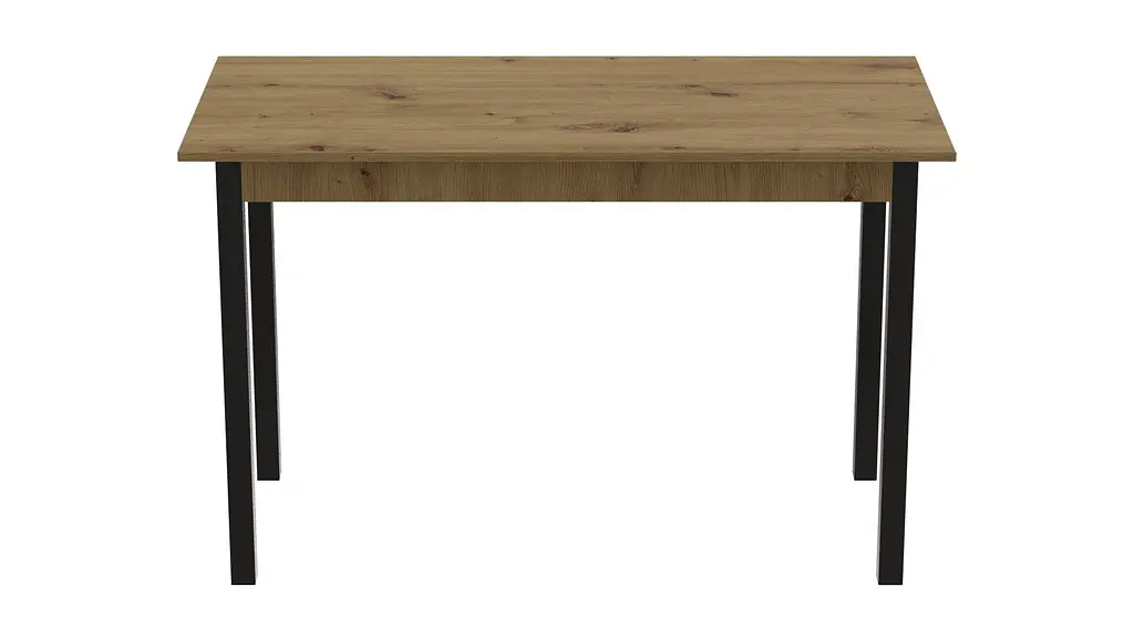 Стіл кухонний Ferrum-decor Маріо 75x120x60 Чорний ДСП Дуб Артізан 16мм (FRD-105727) - фото 4