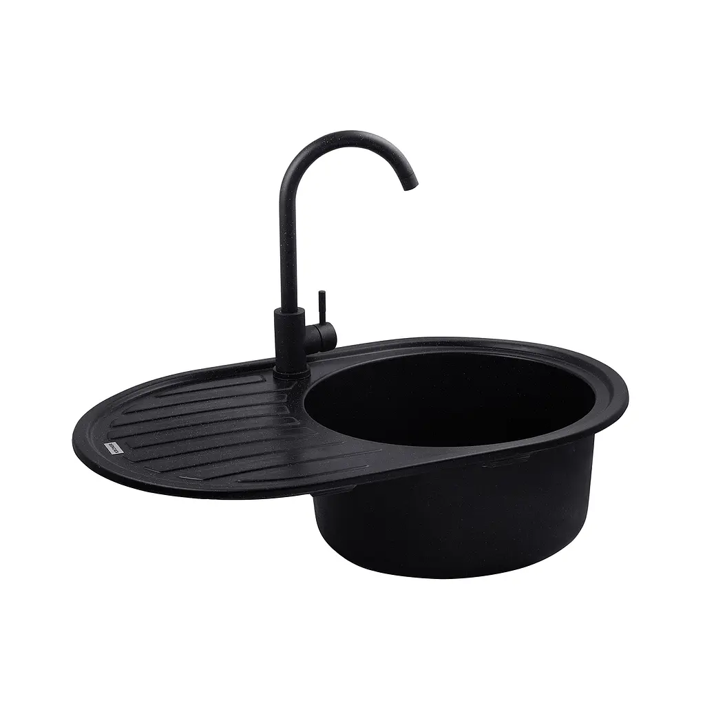 Кухонна мийка Kroner KRP Komposit SCH - 7750 (CV027417) - фото 4