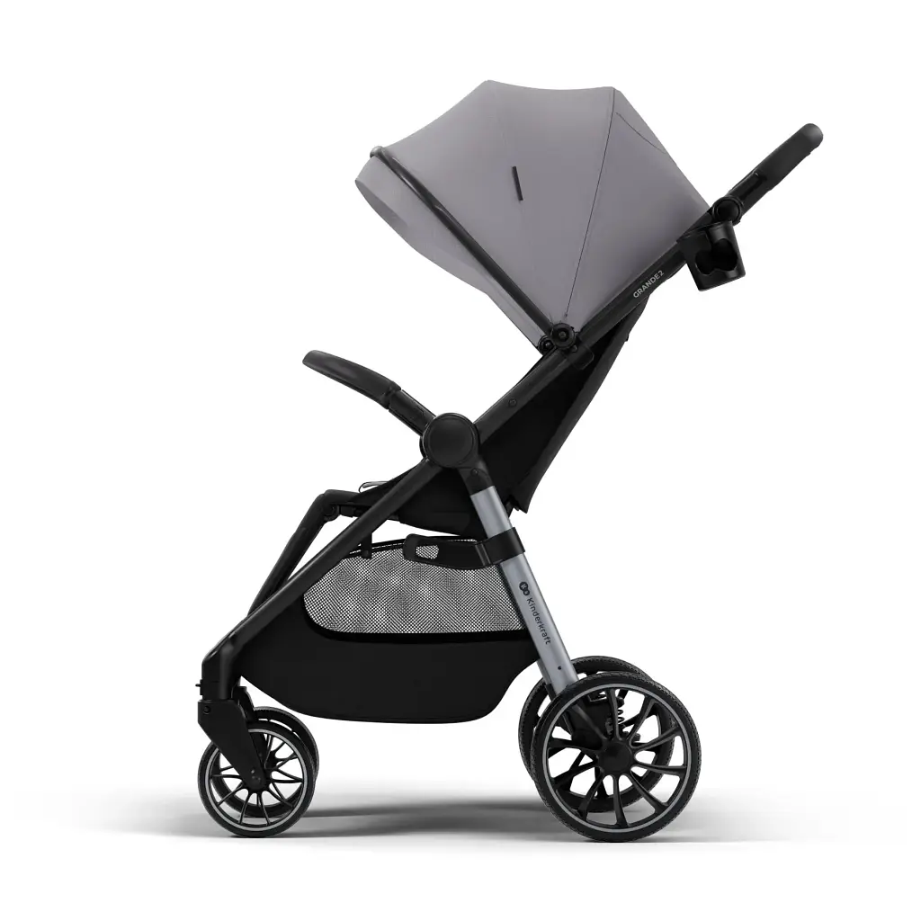 Прогулянкова коляска Kinderkraft Grande 2 Grey (KSGRAN02GRY0000) - фото 3