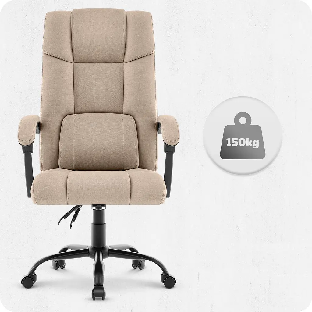 Кресло офисное Cabro C505 Beige ткань - фото 8