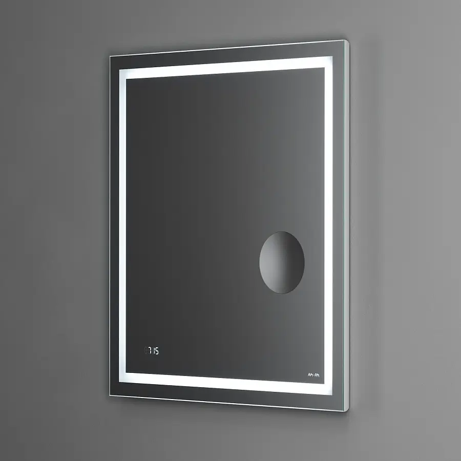 Дзеркало AM.PM Gem з LED- підсвічуванням, годинником і лінзою M91AMOX0653WG38 - фото 4