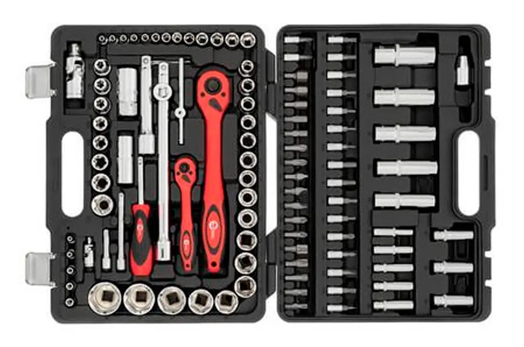 Набор ручного инструмента Intertool ET-6108 1/4" 1/2" PRO в наборе 108 предметов - фото 2