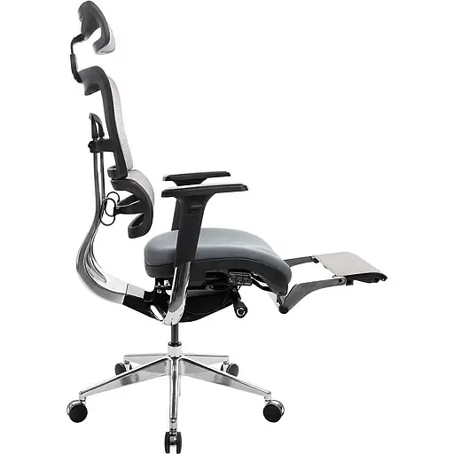 Офісне крісло GT Racer X-802L (W-20, B-40), світло-сіре (X-802L Bright Gray (W-20 B-40)) - фото 5