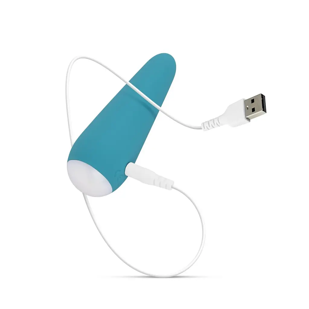 Вибратор для клитора Cala Azul Julia 10.5 см голубой - фото 10