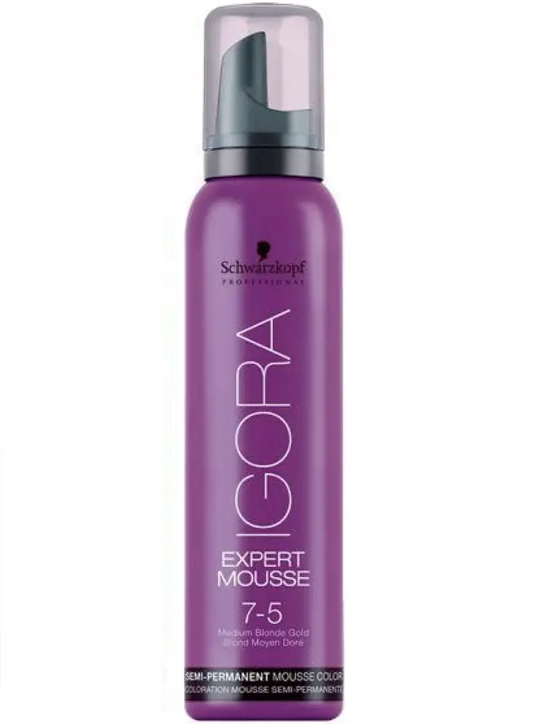 Мус-фарба для волосся Schwarzkopf Professional Igora Expert Mousse, відтінок 7-5, 100 мл (1917261) - фото 2