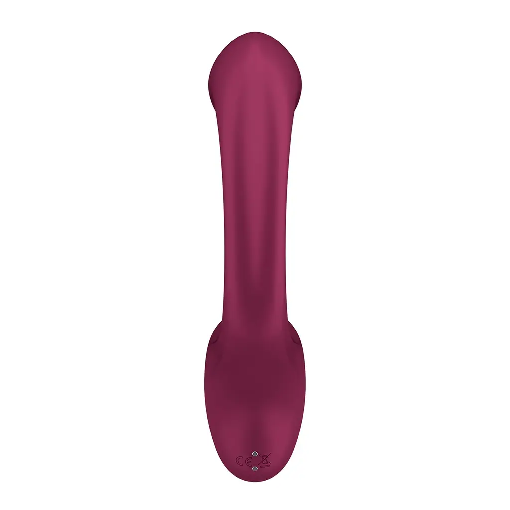Вагінально-кліторальний вібратор Satisfyer G for Goddess 2 Wine Red, 2 мотори - фото 4