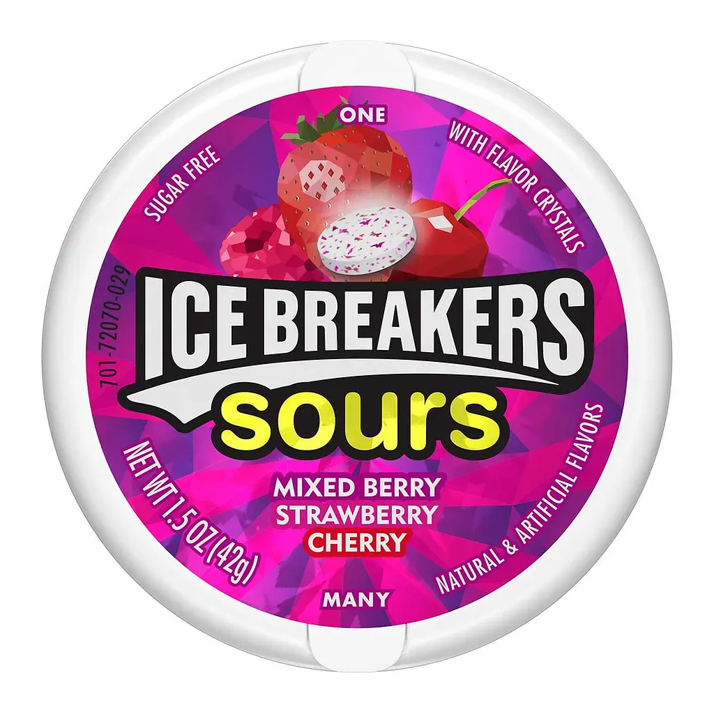 Льодяники драже Ice Breakers Sour Berry