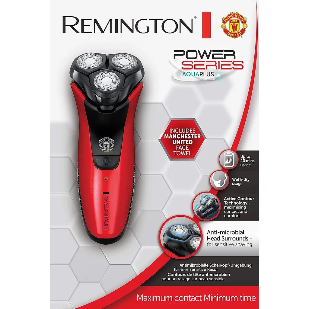 Электробритва Remington Manchester United Power Series Aqua черно-красная (PR1355) - фото 3