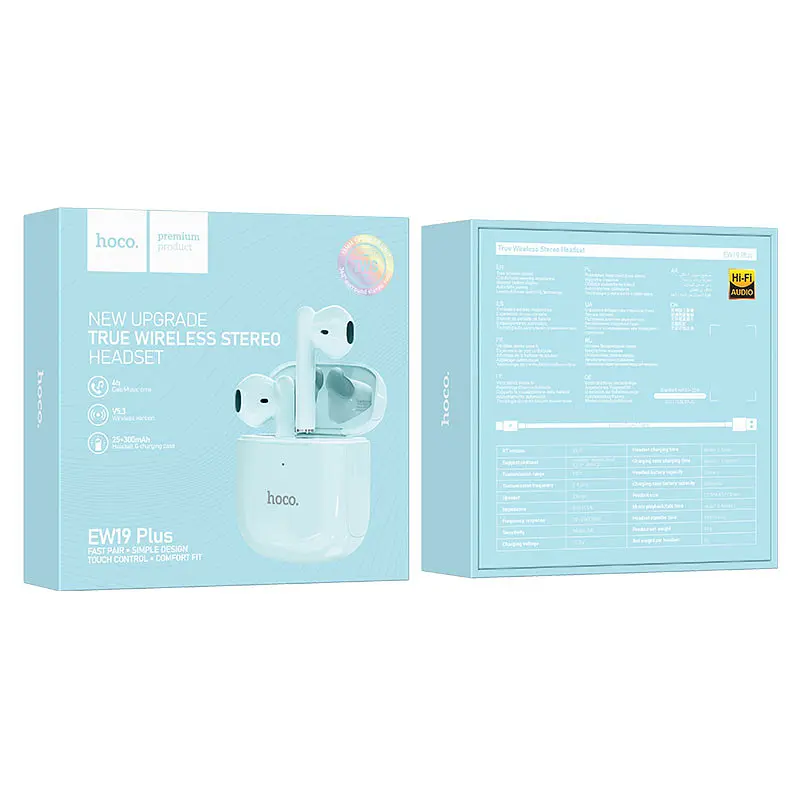 Беспроводные TWS наушники Hoco EW19 Plus - фото 3