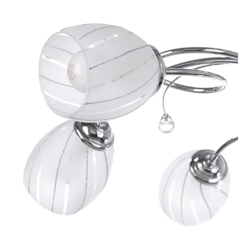 Люстра потолочная Brille классическая E14 40W CH (LK-219C/6) - фото 3