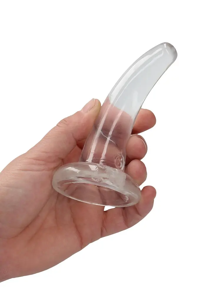 Фалоімітатор - Realrock Dildo 4,5" Transparent - фото 3
