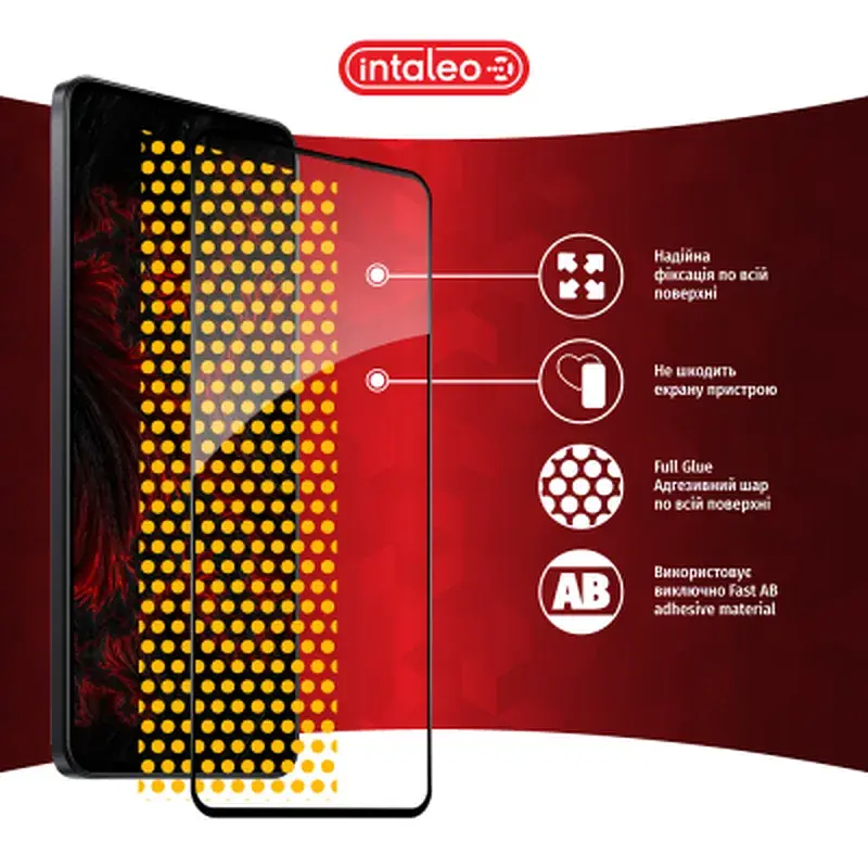 Скло захисне Intaleo Full Glue Realme C75 Black (1283126608186) - фото 7