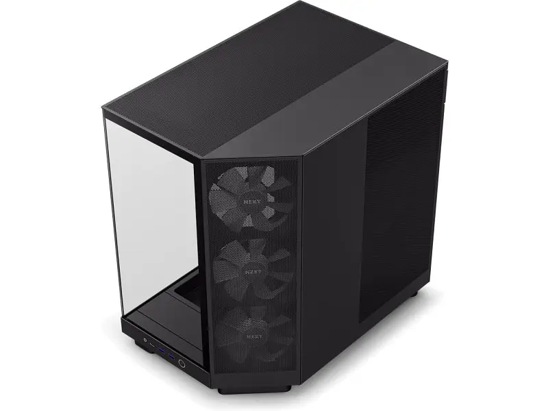 Корпус NZXT H6 FLOW RGB ALL Black (CC-H61FB-R1) - фото 4