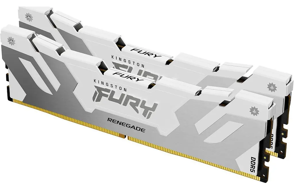 Модуль пам'яті Kingston Fury DDR5 64GB (2x32) 6400MHz Renegade Silver/White XMP (KF564C32RWK2-64) Б/в - фото 2