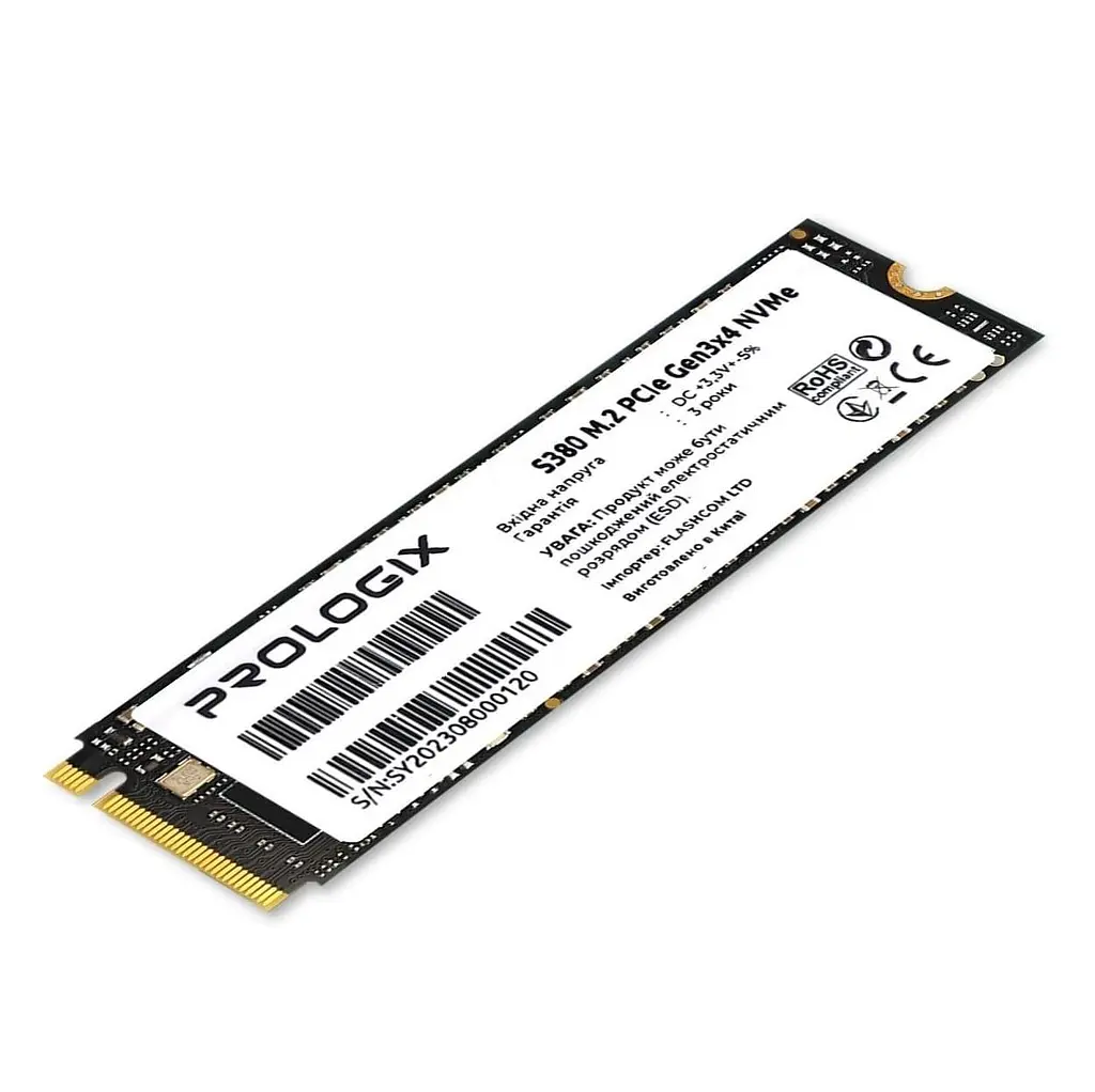 Накопичувач SSD ProLogix m.2 NVMe 256GB S380 TLC 240 250 (PRO256GS380) - фото 2