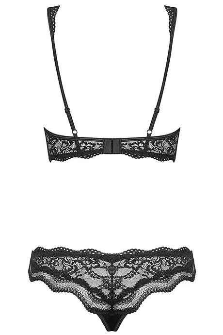 Комплект чорної білизни Luvae-set-год-L/XL Obsessive 83193 91985 - фото 4