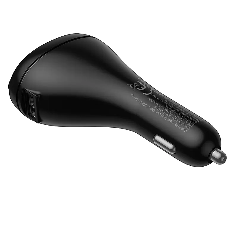 АЗП з FM-модулятором HOCO E88 Star 35W(2C) cigarette lighter car BT FM transmitter Black - фото 7