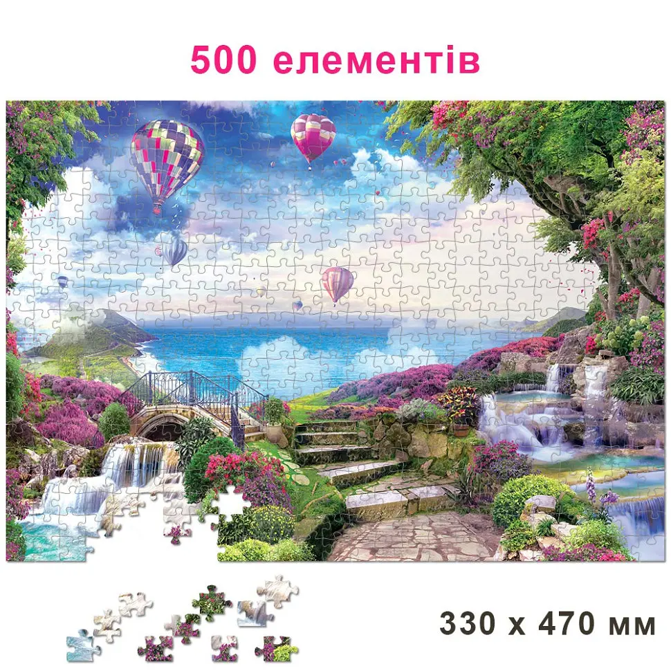 Пазл класичний Прекрасний вид на море 84924, 500 елементів - фото 2