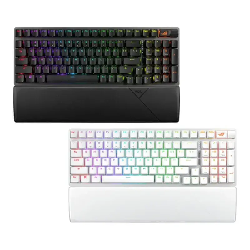 Клавіатура ASUS ROG Strix Scope II X NX Snow V2 ABS USB UA Black (90MP037A-BKMA00) - фото 11