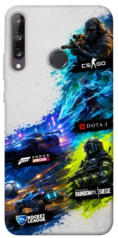 TPU чохол Demsky Full Throttle для Huawei P40 Lite E / Y7p (2020)