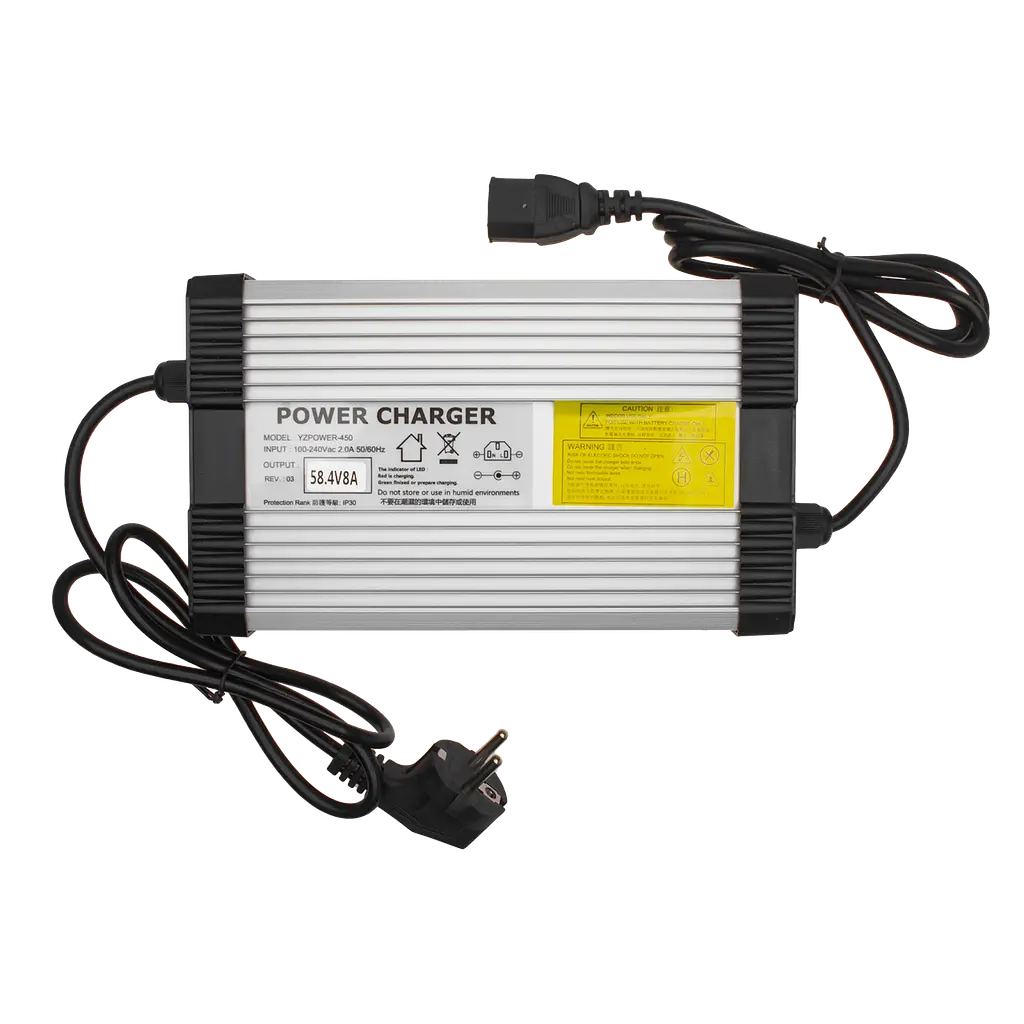 Зарядний пристрій для акумуляторів LiFePO4 48V (58.4V)-8A-384W - фото 2