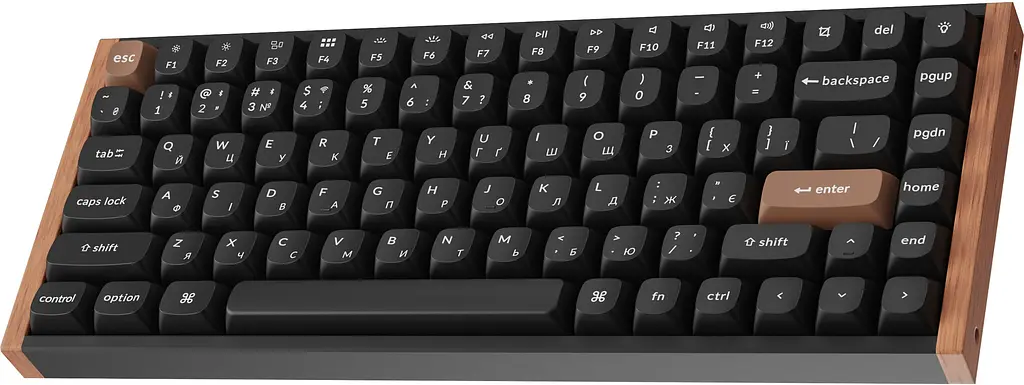 Клавіатура бездротова Keychron K2 HE Magnetic Switch Black RGB (K2H-F1-UA) - фото 4