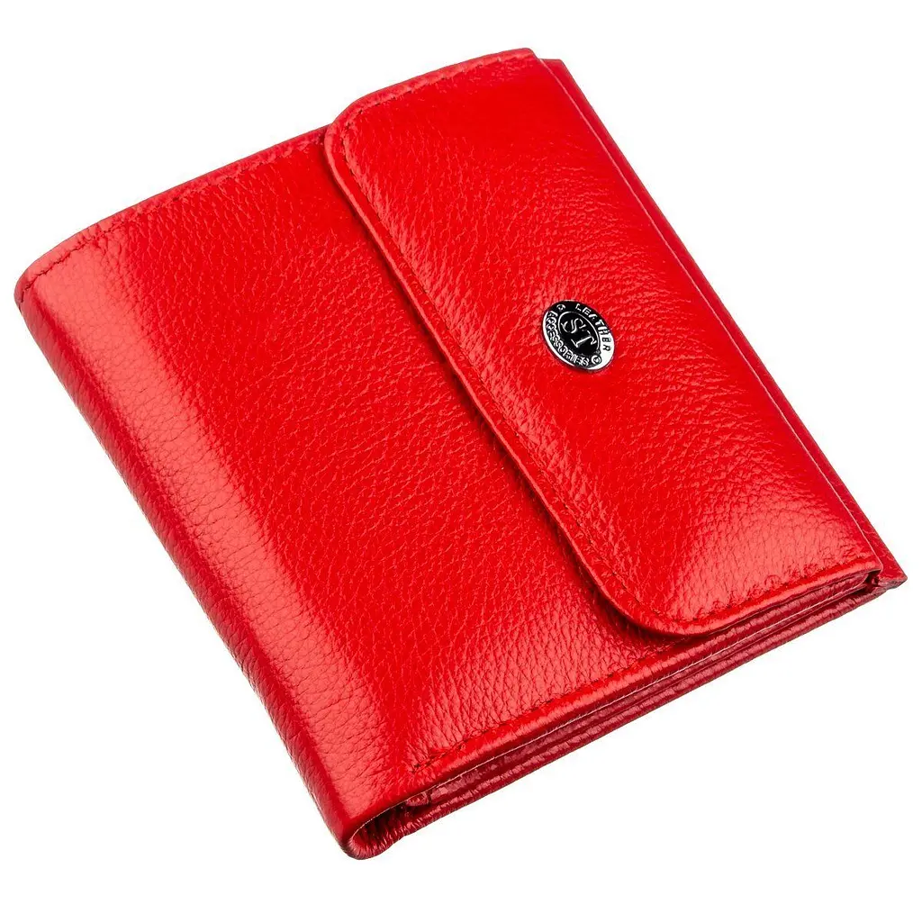 Портмоне для жінок із монетницею ST Leather 18918 червоний - фото 5