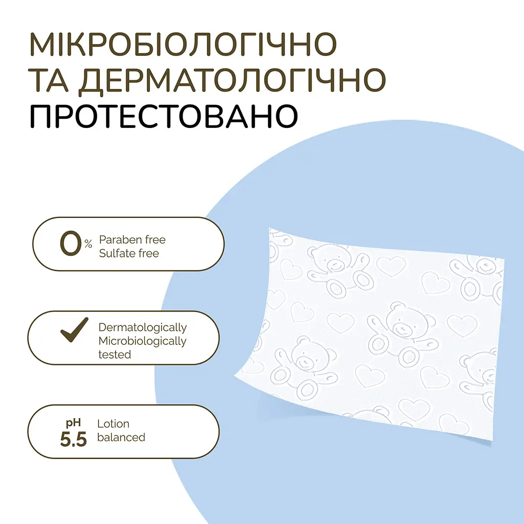 Вологі серветки для немовлят Сніжна панда Extra Care Milky 60 шт. - фото 7