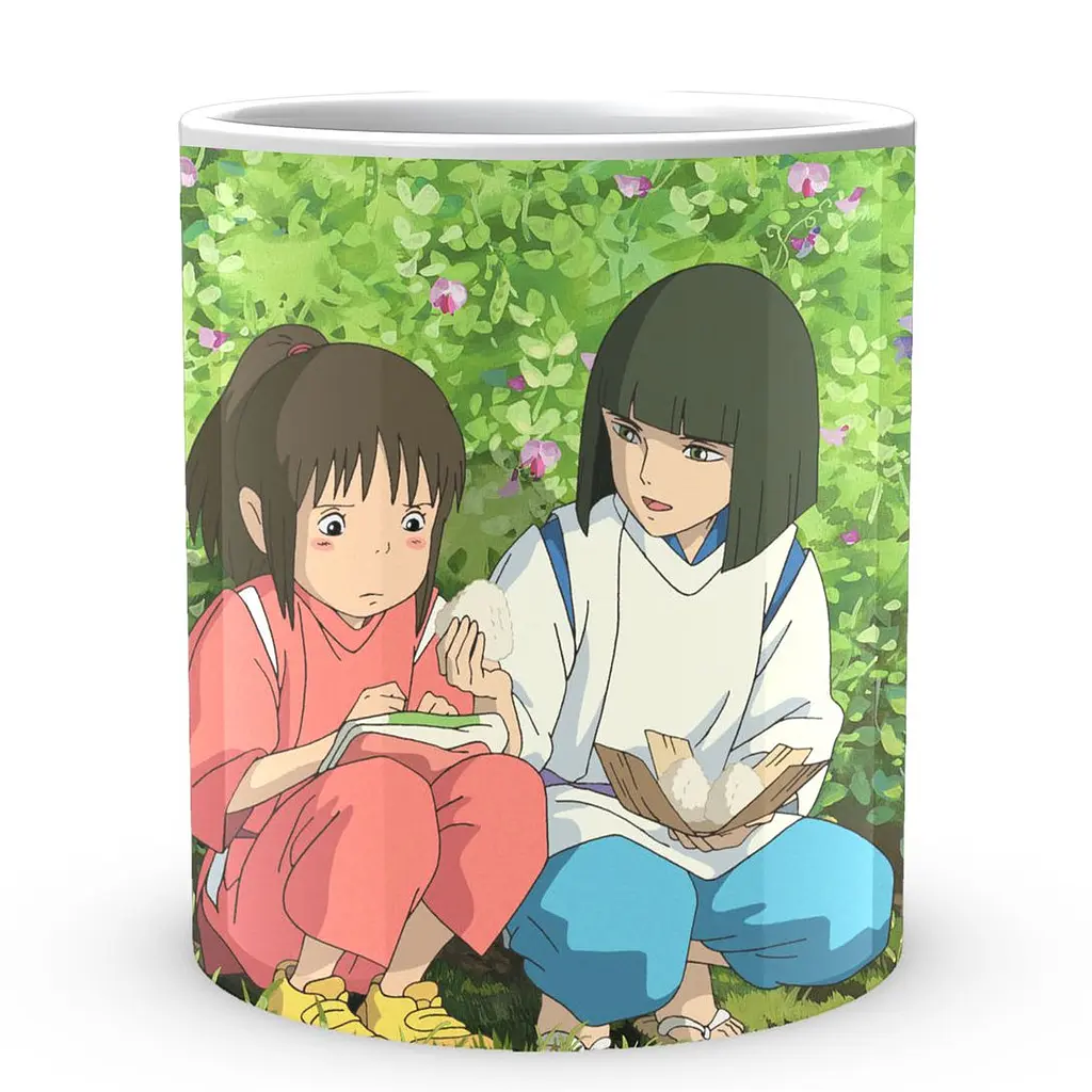 Кухоль GeekLand Spirited Away Віднесені привидами Чіхіро Хаку SPA 02.01 330 мл білий - фото 2